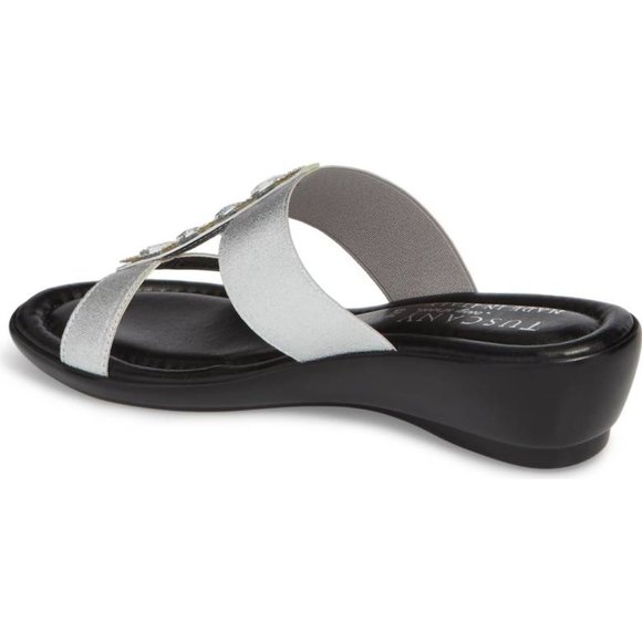 Easy Street Elba Slide Silver - Picture 2 of 4